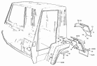 Брызговик S-кабины