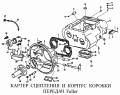 Картер сцепления и корпус коробки передач Fuller