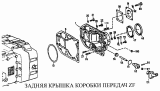 Задняя крышка коробки передач ZF