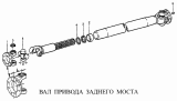Вал привода заднего моста