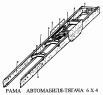Рама бортового автомобиля 6x4