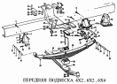Передняя подвеска 4x2, 6x2, 6x4