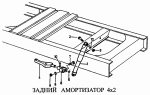 Задний амортизатор 4x2