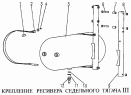 Крепление ресивера седельного тягача III