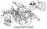 Генератор в сборе WD615