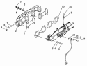 Впускной и выпускной коллектор/Intake Pipe and Exhaust Pipe Assy