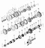 Первичный вал/Gearbox Main Shaft and Gear