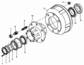 Задняя ступица и тормозной барабан/Rear Wheel Hub and Brake Drum