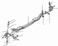 Передняя ось и поворотные кулаки/Front Axle, Steering Knucle