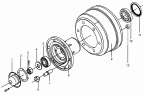 Передняя ступица и тормозной барабан/Front Wheel Hub and Brake Drum