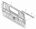 Задняя панель/Cab Rear Panel