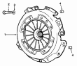 Корзина сцепления и нажимной диск/Clutch Cover and Pressure Disc Assy