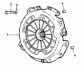 Сцепление/Clutch,rear