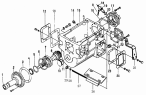 Картер коробки передач и первичный вал/Transmission Housing and Imput Shaft