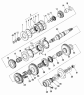 Вторичный вал/Output Shaft and Gear