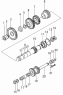 Промежуточный вал/Intermediate Shaft, Reverse Shaft and Gear
