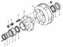 Задняя ступица и тормозной барабан/Rear Hub and Brake Drum