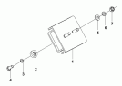 Передняя подвеска двигателя 1001B-T0500