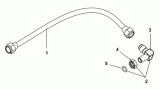 Топливная магистраль для подачи топлива 1104A-T0500