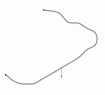 Топливная магистраль возврата топлива 1104C-T0500