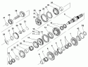 Первичный и вторичный вал в сборе DC9J150T-01
