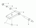 Нижний кронштейн и нижний штифт амортизатора 2901I-T0500