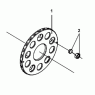 Гайки и подножное кольцо переднего колеса 3103B-T0500