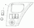 Выключатель передних противотуманных фар 3750T-C0100