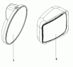 Зеркало нижнего вида 8219A-C0101
