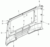 Внутренняя отделка задней панели кабины 5602A-C0200