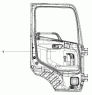 Дверь левая в сборе 6101A-C0100