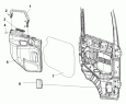 Отделка передней левой боковой двери 6102A-C0104