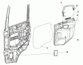Отделка передней правой боковой двери 6102B-C0104