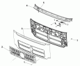 Передняя панель с решеткой радиатора 5301C-C0100