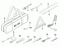 Сумка инструментов 3919B-T0500