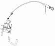 Механизм управления акселератором холостого хода в сборе 1108J-C0100