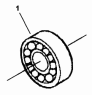 Первый передний подшипник коробки передач CL9079