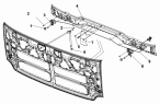 Конструкция передней панели 5301E-C0100