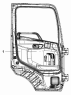 Дверь левая в сборе 6101A-C0100
