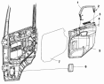 Отделка правой двери 6102B-C0104