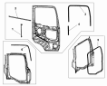Уплотнители правой двери 6107B-C0100