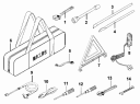 Сумка инструментов 3919B-T0500