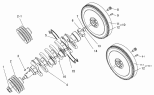 Маховик/CRANKSHAFT FLYWHEEL
