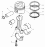Поршень и шатун/piston, link rod