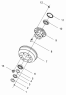 Задняя ступица и тормозной барабан/rear hub and brake drum