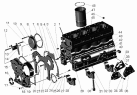 Блок цилиндров/CYLINDER BLOCK (I)