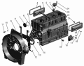 Блок цилиндров/CYLINDER BLOCK (II)