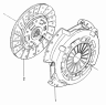 Корзина сцепления и нажимной диск/CLUTCH COVER & PRESSURE PLATE