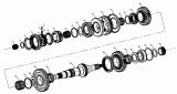 Вторичный вал/OUTPUT SHAFT
