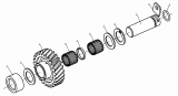 Вал заднего хода/REVERSE GEAR SHAFT